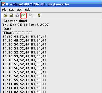 Как транслировать файл с расширением «.dtl» в файл с расширением «.csv» - шаг 4