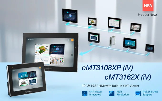 HMI Weintek со встроенным cMT Viewer